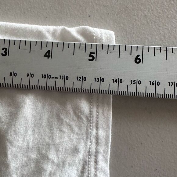 Hot Miami Styles Cropped T-Shirt Womens‎ S White Twisted Stretch - Picture 6 of 8